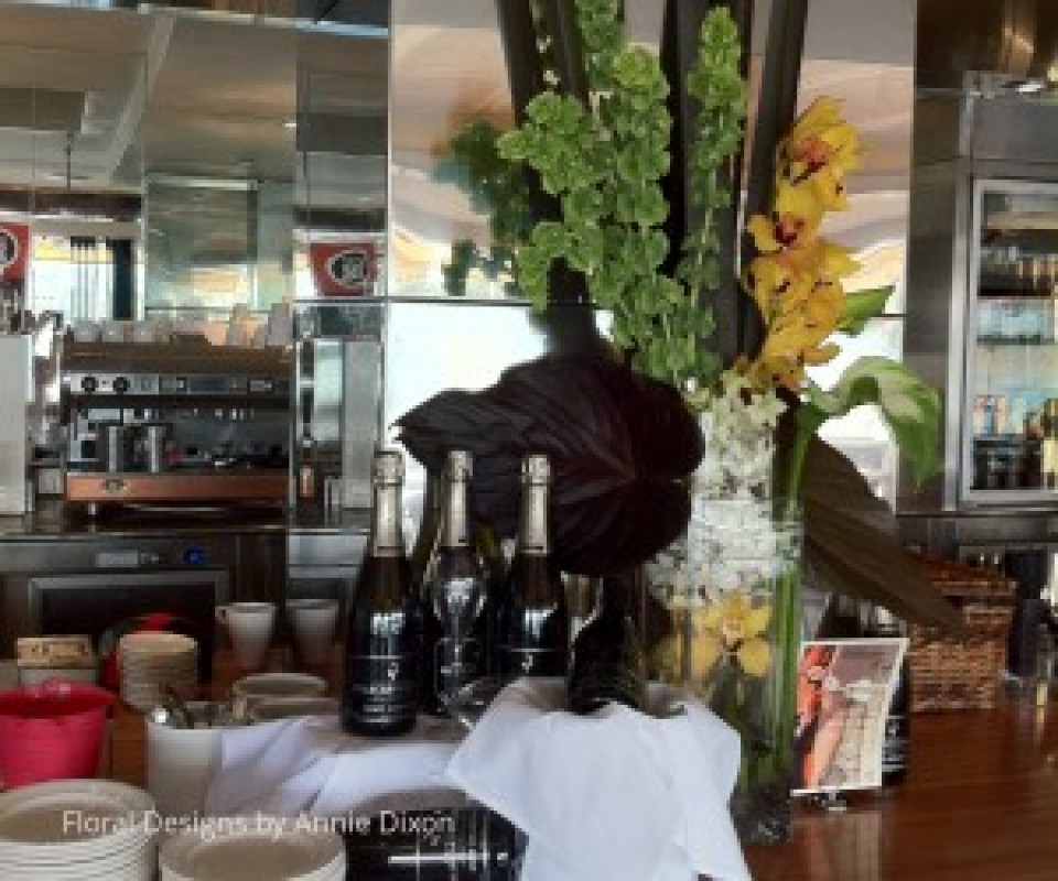 Bar decor for Melbourne Cup lunch