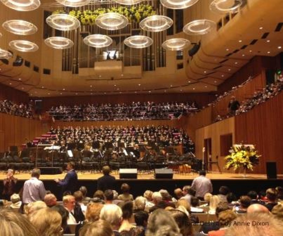 Sydney Opera House Concert Hall stage arrangement